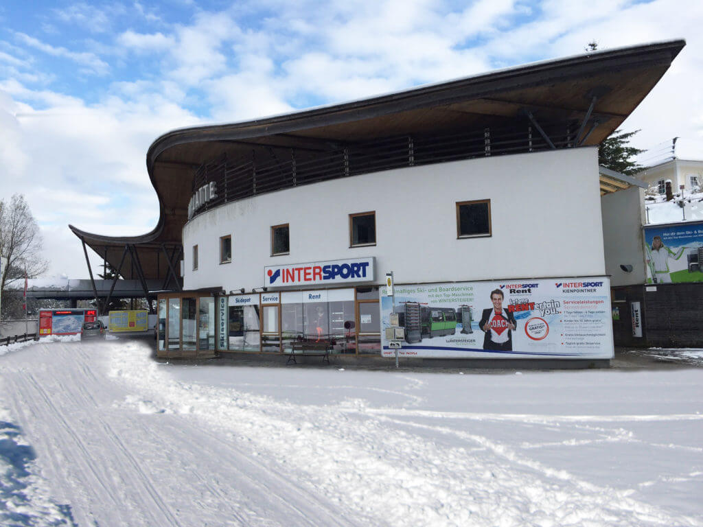 Skiverleih Ski-, Snowboardverleih & Depot: direkt bei der Talstation Gondelbahn Steinplatte